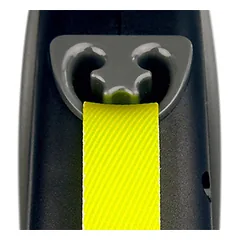 FLEXI Giant L tape automatinis pavadėlis šunims iki 50kg, juosta 8m, juodas — 5 nuotrauka