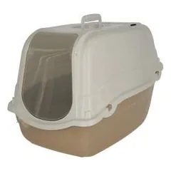 Kerbl Katzentoilette mit Pendeltör + Geruchsfilter Toilette mit Tragegriff