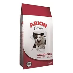 Arion Friends Lamb & Rice Multi-Vital sausas šunų maistas 13 kg + 2 kg DOVANA
