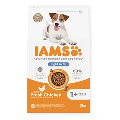 IAMS sausas maistas mažų ir vidutinių veislių šunims su vištiena, S/M, 3 kg