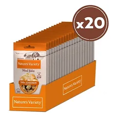 Nature’s Variety Meat Bites skanėstai šunims su vištiena, 20 g