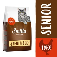 Smilla Senior Sterilised su paukštiena, sausas maistas katėms, < 1,4 kg — 4 nuotrauka