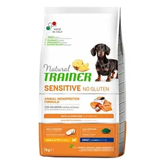 Natural Trainer Sensitive Mini Adult Salmon sausas pašaras šunims