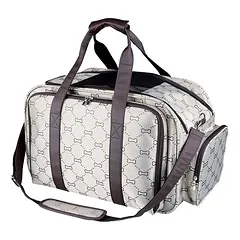 Trixie Maxima Carrier išskleidžiama transportavimo tašė šunims, smėlio/ruda, 33x32x54 cm, iki 8 kg