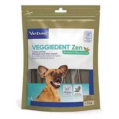 VIRBAC - Zahnpflege-Leckerlis für Hunde unter 5 kg - VEGGIEDENT ZEN XS