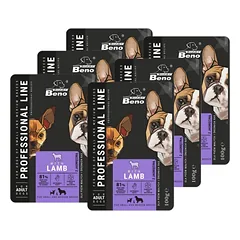 SUPER BENO Suaugusiųjų paketėlis mažiems ir vidutiniams šunims su ėriena 6x100g