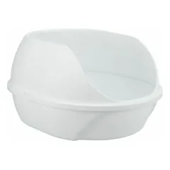 Trixie Simao Cat Litter Tray with High Rim, 48 x 30 x 58 cm, White