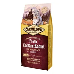 Carni Love Fresh Chicken & Rabbit sausas maistas katėms