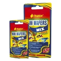 Tropical Mini Wafers Mix maistas dugninėms žuvims 18 g — 4 nuotrauka