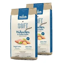 Bosch Soft Junior vištiena ir paštetas 2x12,5 kg 