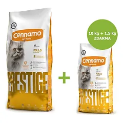 Prestige Cat Adult Chicken 10 kg + 1,5 kg ZDARMA