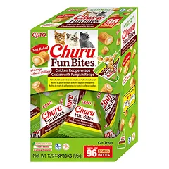 Churu Fun Bites Chicken Pumpkin skanėstai katėms 96 g