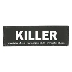 Julius K9 Killer Patch 2 vnt. - lopai Julius petnešoms, su Velcro — 2 nuotrauka