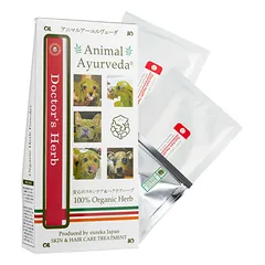 Animal Ayurveda Doctor's Health Herb Starter Pack 60g - natūrali kaukė ir aliejus šunims ir katėms, palaikantis odos sveikatą