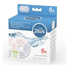 Zeus Oasis Plus Smarter geriamasis fontanas, Priedas: Triple Action filtrai be rėmelio (6 vnt.) — 5 nuotrauka
