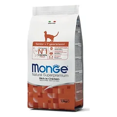 Monge senior sausas maistas katėms su kalakutiena, 1.5 kg