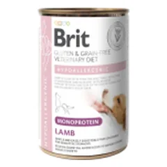 BRIT Veterinary Diet Dog HYPOALLERGENIC Monoprotein Lamb konservai šunims