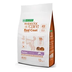 NATURE’S PROTECTION SUPERIOR CARE JAUNŲ, MAŽŲ VEISLIŲ RAUDONKAILIŲ ŠUNŲ SAUSAS BEGRŪDIS PAŠARAS SU LAŠIŠA 10 kg