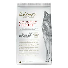 Eden Country Cuisine Dydis S - Šunų maistas mažų veislių šunims su antiena, ėriena, triušiena ir žvėriena, 2kg — 4 nuotrauka