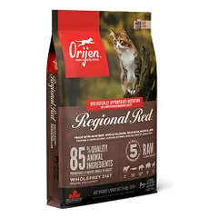 Orijen Cat Regional Red 5,4 kg parduotuvėje pet24.lt