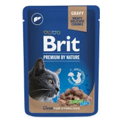 Brit Premium Liver Sterilized konservai sterilizuotoms katėms