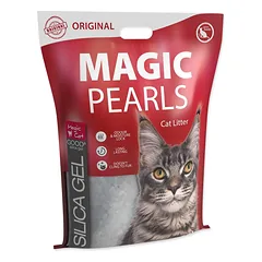 Magic Cat Magic Pearls Original silikoninės smiltys katės tualetui, 16 l — 2 nuotrauka