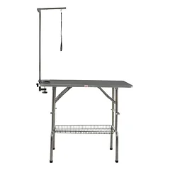 Tvirtas Blovi grožio stalas - su aukščio reguliavimo diapazonu nuo 75 iki 90 cm, Black / 110x60cm — 3 nuotrauka