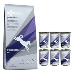 TROVET VPD Hypoallergenic - Venison (šuniui) 10kg + 6x400g