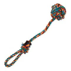 Dog fantasy virvinis žaislas šunims su virviniu kamuoliuku, 35cm