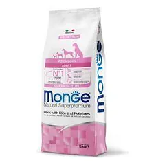 Monge Dry Dog Natural Superpremium Spec. Line All Breeds Adult sausas maistas šunims su kiauliena, 12 kg