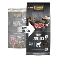 Belcando Adult Lamb & Rice sausas pašaras su ėriena ir ryžiais suaugusiems šunims - Pet24