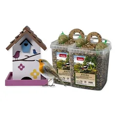 PANTO Vogelliebe-Set mit Vogelhaus „Ambiente“ & Winterboxen