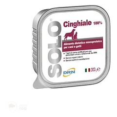 DRN Solo Cinghiale 100g Ir 300g (Šerniena) Konservai šunims ir katėms
