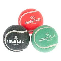 Nomad Tales Bloom teniso kamuoliukų rinkinys, žaislas šunims, 3 vnt.: Ø 6,25 cm — 2 nuotrauka