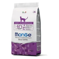 Monge Dry Cat Adult sausas maistas katėms, 1,5 kg