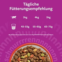 Whiskas 1+ su jautiena, sausas maistas katėms, < 1,4 kg — 4 nuotrauka
