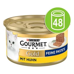 Sparpaket Gourmet Gold Feine Pastete 48 x 85 g
