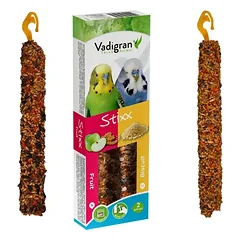 VADIGRAN Stixx Fruit-Biscuit papūgom 2 skoniai 90g