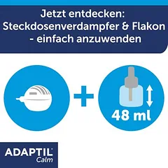 ADAPTIL® Calm garintuvas + 48 ml buteliukas, pradžios rinkinys, 30 dienų papildymo buteliukas, 48 ml (be garintuvo) — 3 nuotrauka