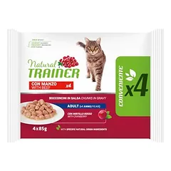 Natural Trainer Adult drėgnas maistas katėms — 4 nuotrauka