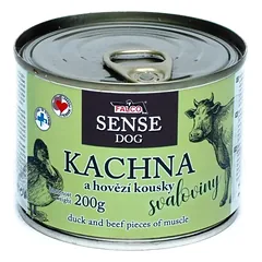 FALCO SENSE DOG antis ir su jautiena raumenys skardine 200 g