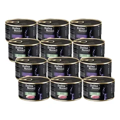 DOLINA NOTECI Premium Sterilised katėms SKONIŲ MIŠINYS 12x185g