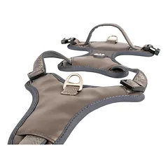Max&Molly Sport Harness Matrix 2.0 Stone - reguliuojami šunų pakinktai su QR identifikatoriumi, Szary / S — 2 nuotrauka