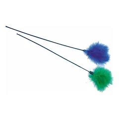 Žaislas katei pūkas ant pagaliuko, 59 cm