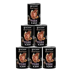 PAKA ZWIERZAKA Seventh Heaven Kiaulienos nugarinė su slyvomis (pork&plum) 6x400 g