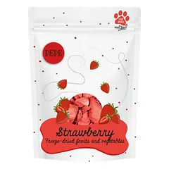 PAKA ZWIERZAKA PEPE Freeze-dried liofilizuotos braškės šunims 20 g