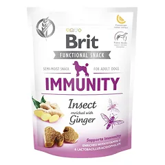 BRIT Care Dog Functional Snack immunity insect 150 g skanestai su vabzdžiais imunitetą stiprinti šuniui