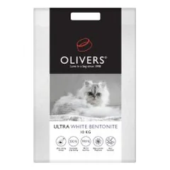 Oliver's Ultra White ekologiškas molio kraikas katėms