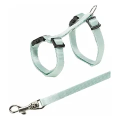 Trixie Kitten Harness With Lead krūtinės diržas kačiukams su pavadėliu, nuolat reguliuojamas, 19-31 cm — 3 nuotrauka