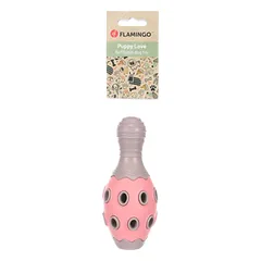 Flamingo Puppy Benty Cone - skanėstų žaislas šuniukams, barškutis, Różowa / 15cm — 2 nuotrauka